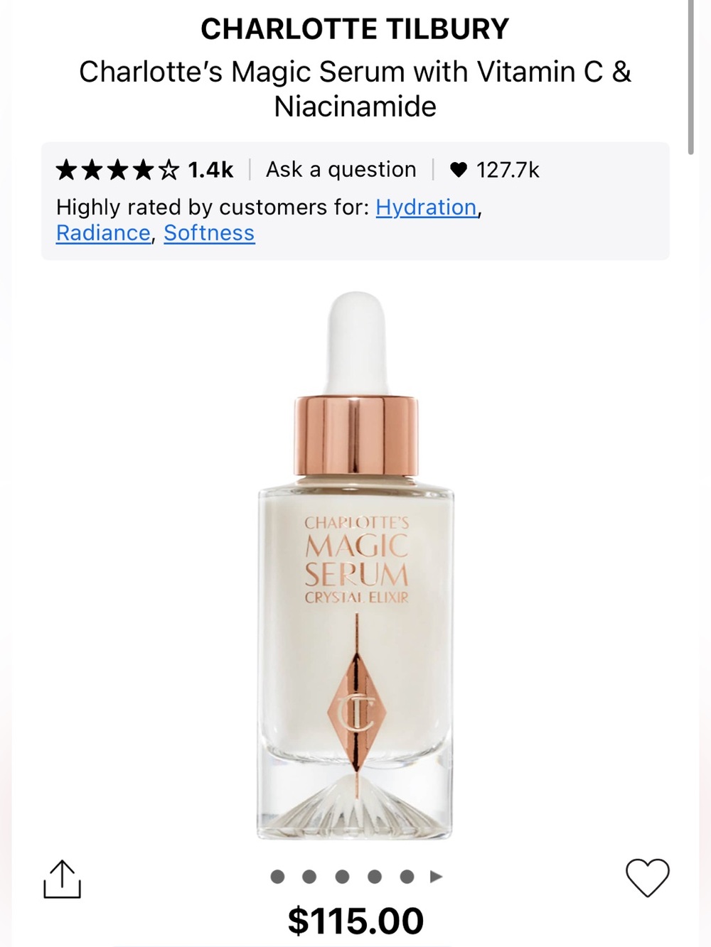 Charlotte Tilbury Magic Serum Crystal Elixir